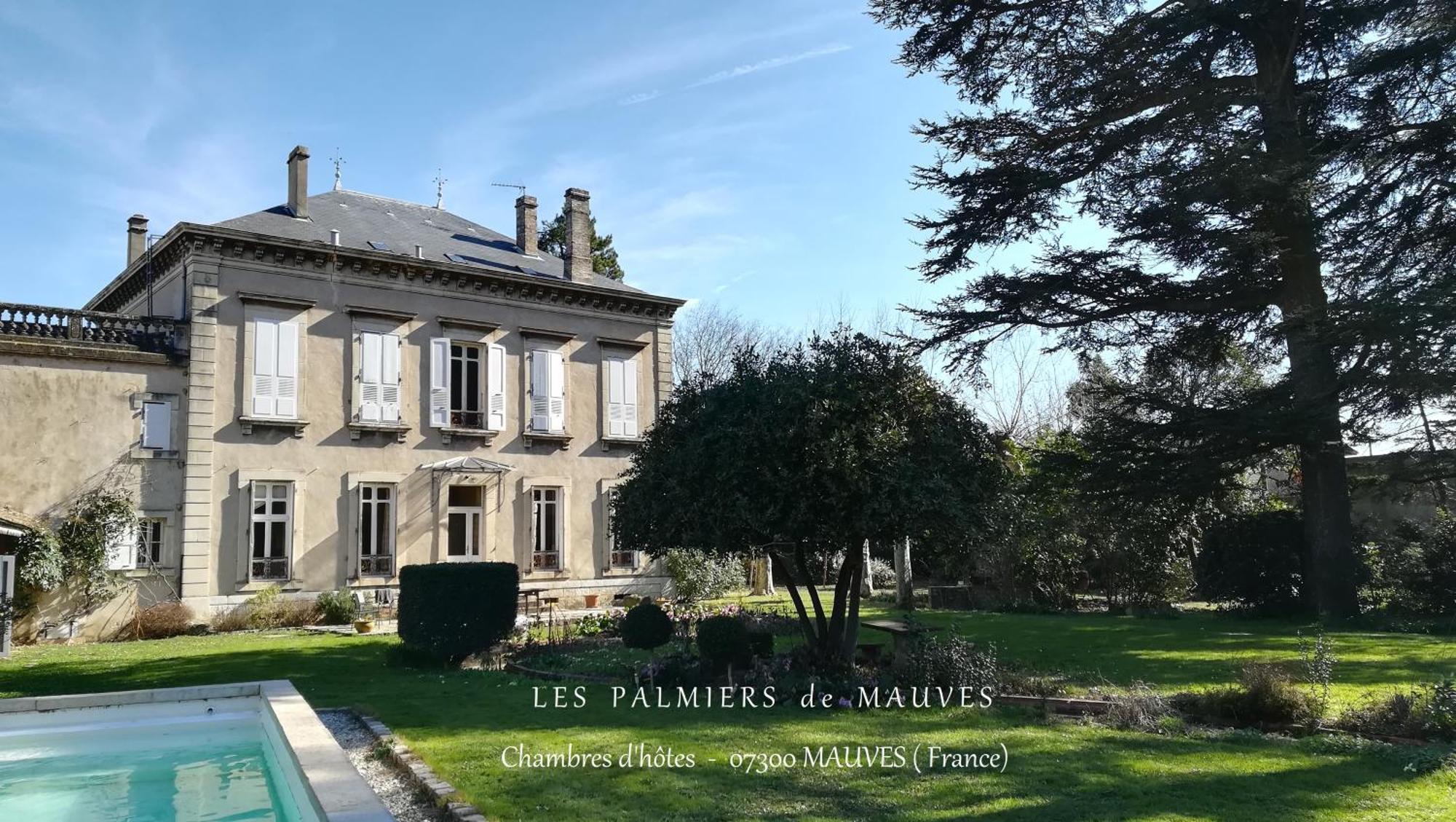 Les Palmiers Bed & Breakfast Mauves Exterior foto